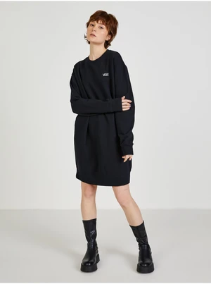 Black Women's Sweatshirt Dress VANS - Women