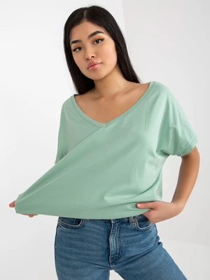 Classic pistachio T-shirt Emory basic