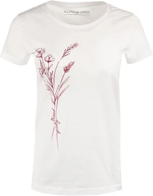 Women's T-shirt ALPINE PRO GABORA white