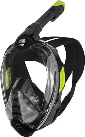 AQUA SPEED Unisex's Full Face Diving Mask Vefia ZX Black/ Green