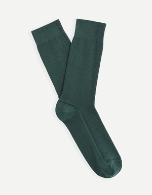 Tmavě zelené pánské ponožky Celio Sipique
