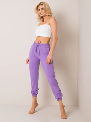 Purple sweatpants