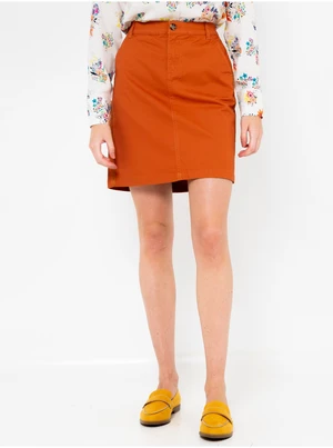 Orange skirt CAMAIEU - Ladies