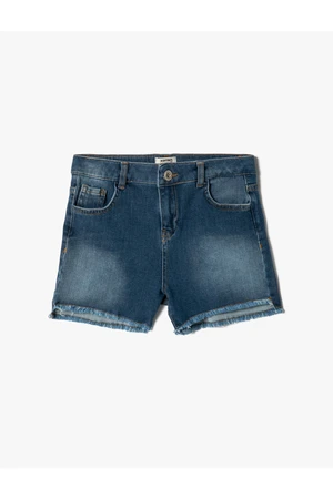 Koton Denim Shorts With Pocket