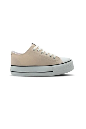 Slazenger Super Cream Women's Platform Sneakers