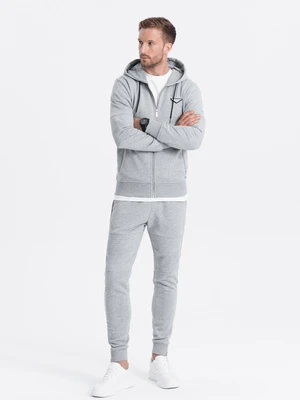 Ombre Men's sweatshirt set unbuttoned sweatshirt + pants