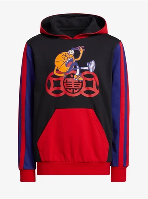 Red-Black Boys Sweatshirt adidas Performance - unisex