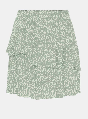 AWARE by VERO MODA Green patterned skirt VERO MODA Hanna - Women