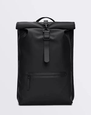 Batoh Rains Rolltop Rucksack 01 Black 13 l