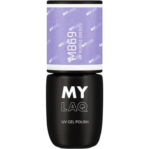 MYLAQ UV Gel Polish gelový lak na nehty odstín My Purple Dress 5 ml