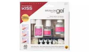 KISS Sada na gelové nehty Brush-On Gel Nail Kit