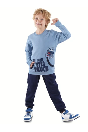 Denokids Monster Truck Boys Tracksuit Set