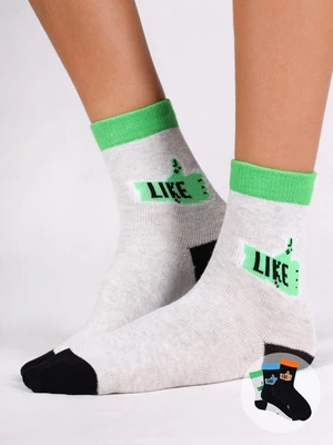 Yoclub Kids's Boys' Socks Like 3-Pack SKA-0157C-A200