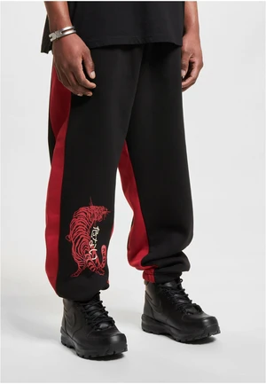 Men's sweatpants Bold black/red