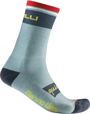 Castelli Quindici Soft Merino Defender Green 2XL Fahrradsocken