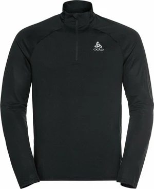 Odlo The Essential Ceramiwarm Mid Layer Half Zip Black S Hanorac pentru alergare