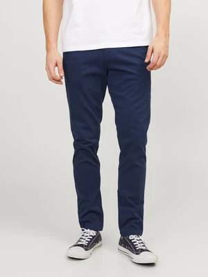 Jack & Jones Marco Chino Kalhoty Modrá