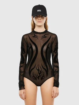 Diesel Bodysuit - TNOELAYV100 black with ornaments