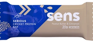 SENS Pleasure Protein tyčinka s cvrččí moukou arašídové máslo & skořice 60 g