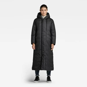 G-STAR Bunda - G - Whistler pdd Ext Long Parka čierna