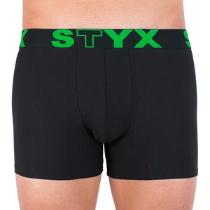 Men's boxers Styx long sports rubber black