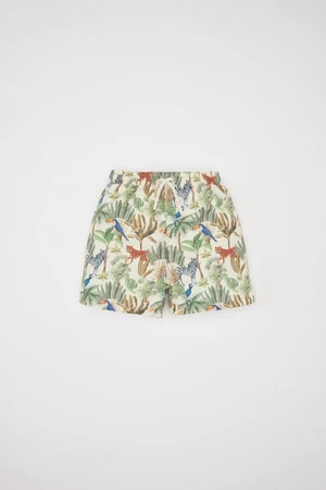 DEFACTO Baby Boy Nature Printed Swim Shorts