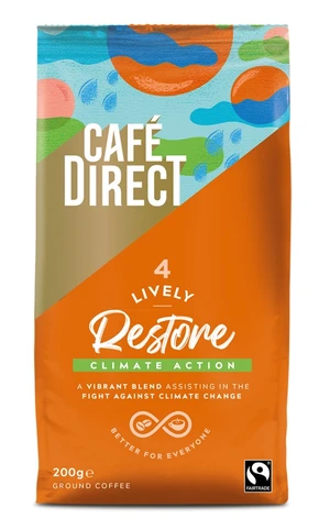 Cafédirect Lively mletá káva s tóny karamelu 200 g