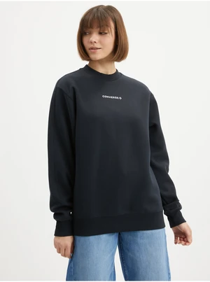 Black Women's Sweatshirt Converse - Women