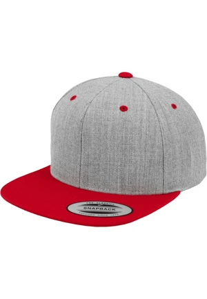 Classic Snapback 2-Tone Heather/Red