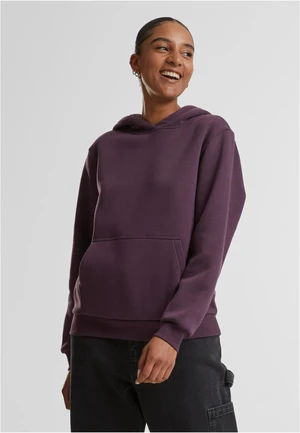 Women's hoodie Fluffy purple