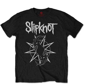 Slipknot T-shirt Goat Star Logo Unisex Black XL