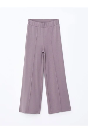 LC Waikiki Plain Wide Leg Women's Sweatpants with Elastic Waistband