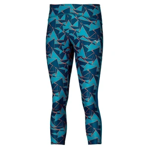 Mizuno 7/8 Women's Printed Tight Algiers Blue Leggings