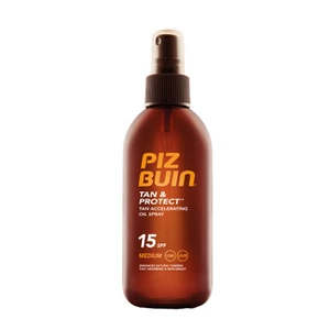 PIZ BUIN Tan&Protect SPF15 Olej urychlující proces opalování ve spreji 150 ml