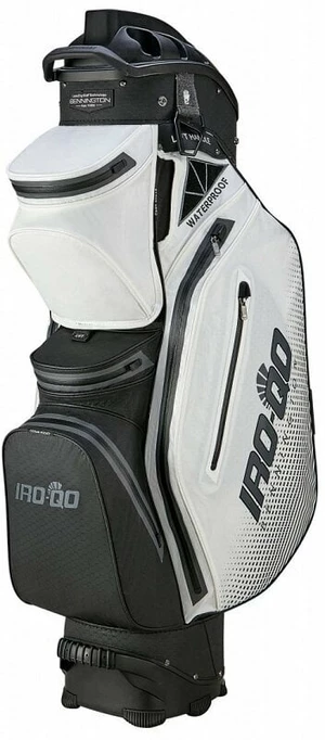 Bennington IRO QO 14 Water Resistant White/Black Sac de chariot de golf