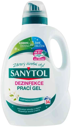 Sanytol dezinfekčný prací gél kvety 34PD