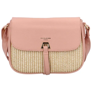 Dámska crossbody kabelka ružová - David Jones Flou