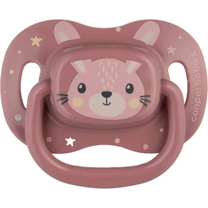 Canpol babies Cute Animals Soother 6-18m cumlík Pink 1 ks