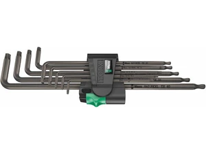 Wera 024460 Zástrčné klíče TORX® 967/9 TX XL 1, dlouhé (Sada 9 dílů)