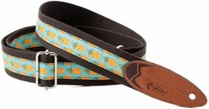 RightOnStraps Surf Correa de guitarra textil Malibu Brown