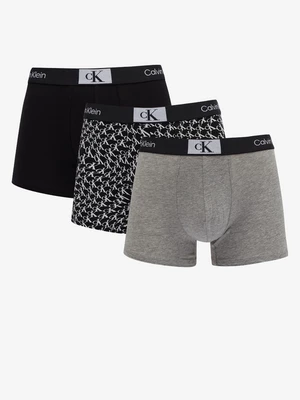 Calvin Klein Underwear	 Trunk Boxerky 3 ks Šedá