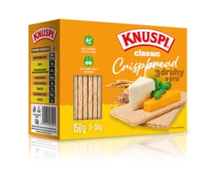 Knuspi chrumkavé plátky 3 druhy syra 150g