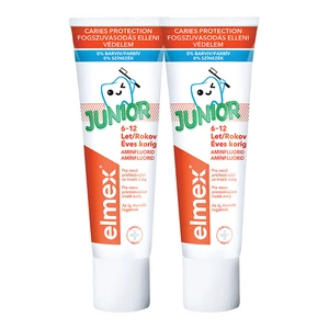 Elmex Dětská zubní pasta Junior Duopack 2 x 75 ml