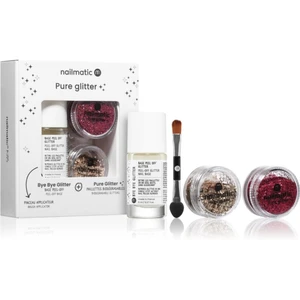 Nailmatic Pure Glitter sada se třpytkami 3 ks