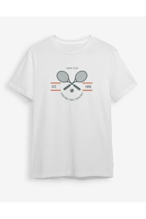 Trendyol White Tennis Themed Regular/Normal Cut T-shirt