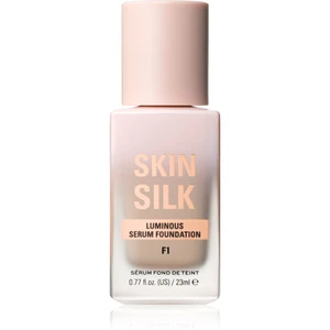 Makeup Revolution Skin Silk Serum Foundation lehký make-up s rozjasňujícím účinkem odstín F1 23 ml