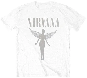 Nirvana Camiseta de manga corta In Utero Tour Blanco 2XL