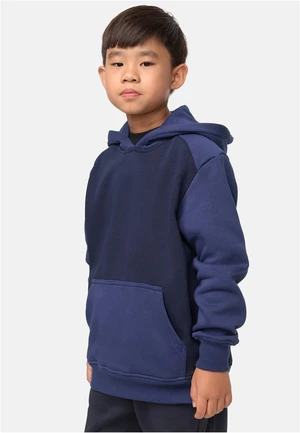 Boys' Two-Tone Fake Raglan Midnight Navy/Navy Hoodie/Dark Blue