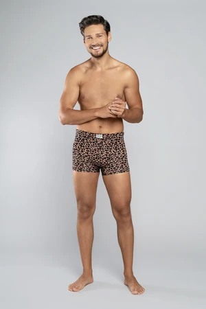 Men's boxer shorts Pantera - beige print