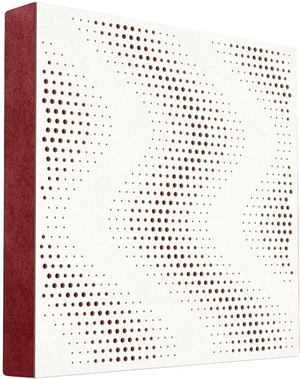 Mega Acoustic FiberPRO60 Sinus White/Dark Red Absorbent Holzplatte